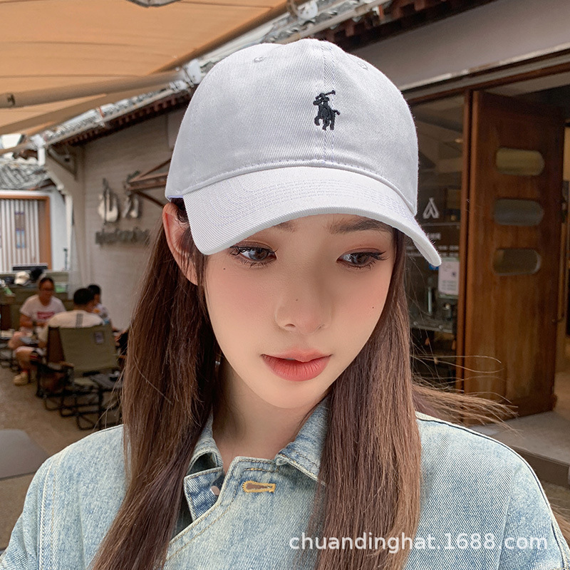 美鼎仕棒球帽女字母春秋户外防晒刺绣全棉时尚休闲小头围鸭舌帽男|undefined