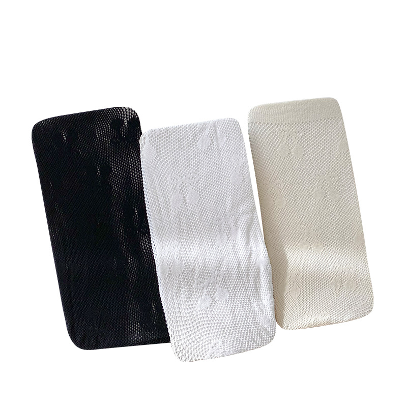 2024 nuevo anti-snagging jacquard alto elástico pantimedias Lolita White bottoming Thin Hollow Cherry sexy calcetines de malla