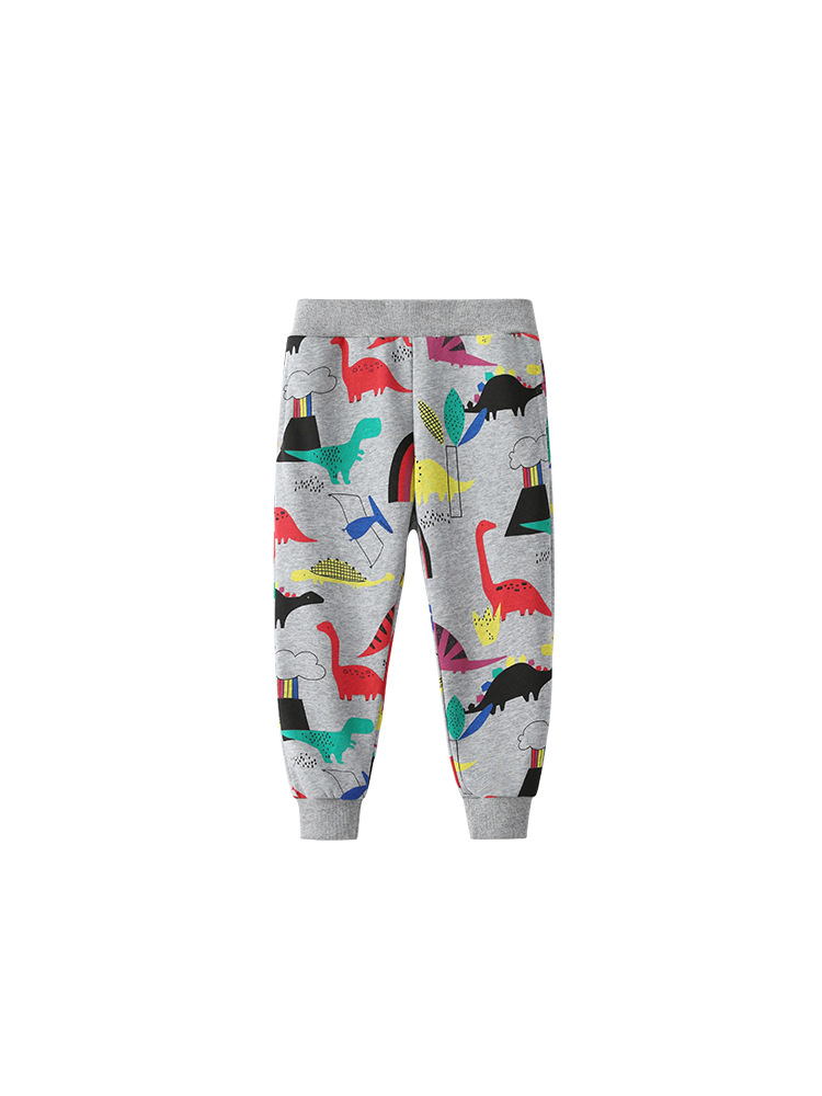 Transfronterizo malwee pantalones de niños otoño y invierno nuevos pantalones de niños de mediano tamaño impresión hermosa cintura elástica para niños image 5