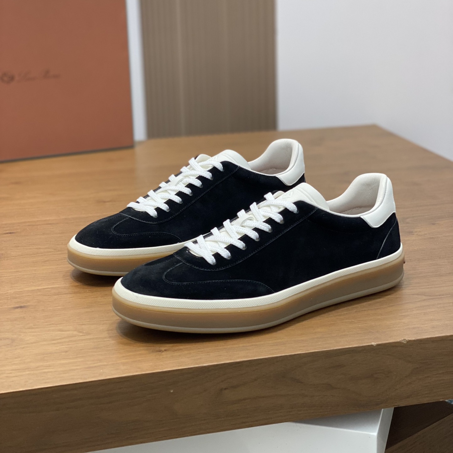 Baskets basses homme en daim style rétro chaussures décontractées_voghion.com