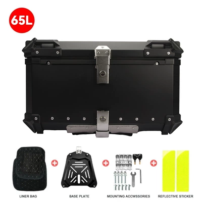 Motorcycle trunk — Tail Box - 65l-flat-tail-boxblack