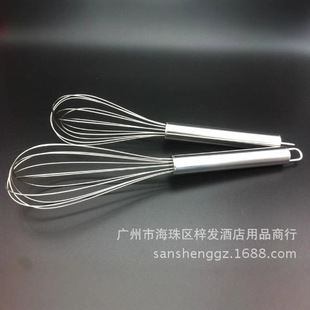 8 Inch 10inch 12inch Preferred Stainless Steel Manual Egg Beater Cream Egg Mixer Direct Sales Wholesale