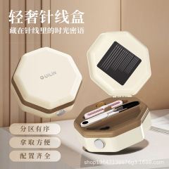 実用的な裁縫箱収納、磁気式で持ち運び可能な高品質ツールセット、家庭用、新軽奢スタイルの裁縫キット