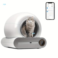 大容量65L 9L自動清掃ロボット猫トイレ