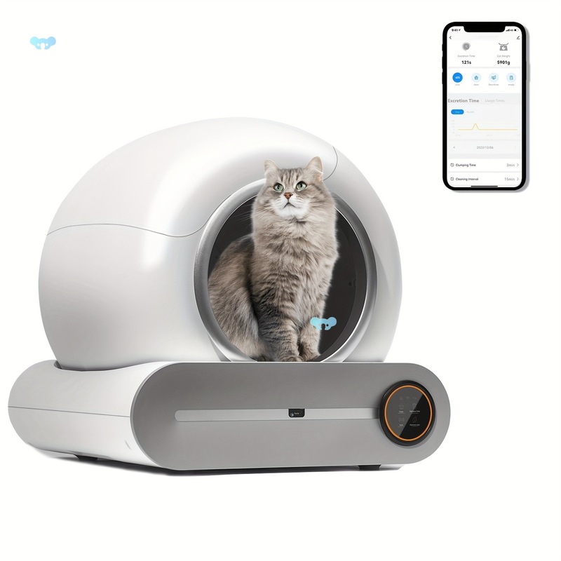大容量65L 9L自動清掃ロボット猫トイレ|undefined