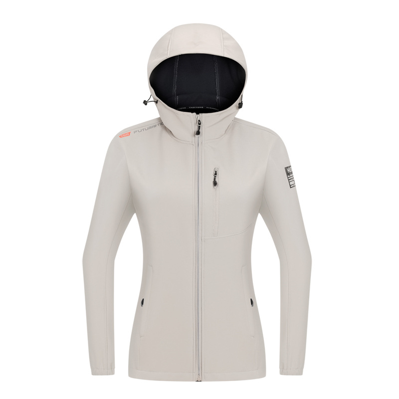 Abrigo de concha suave de otoño e invierno para hombres y mujeres con forro polar engrosado chaqueta cálida al aire libre a prueba de viento impermeable chaqueta deportiva casual