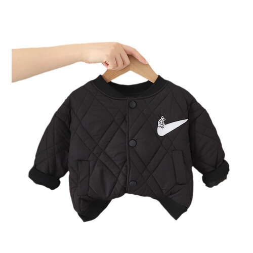 Children's Korean-style baseball suit  new cotton-lined thick autumn and winter unisex children's cotton jacket outerwear trendy dropshipping