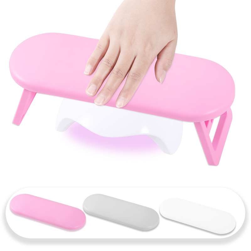 Cross-border Exclusive Foldable Russian Manicure Hand Pillow for Nail Lamp Plastic Hand Pillow Nail Shop Bracket