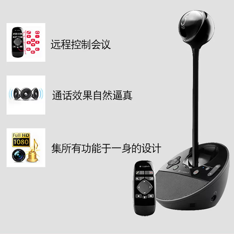 LOGITECH Logitech BCC950 HD интернет-конференционная камера C950 якорь пульт управления вращением чат видео
