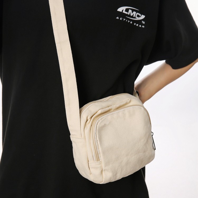 한국 스타일 미니 모바일 동전 지갑 캐주얼 새로운 작은 가방 복고풍 크로스 바디 가방 여성의 예술적 스타일 어깨 가방