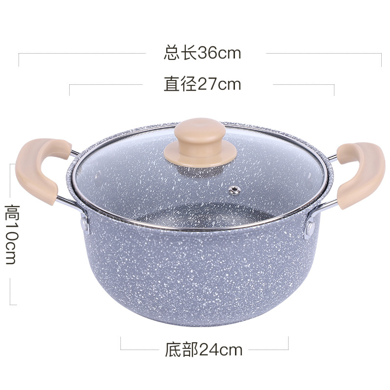 Nuevo conjunto de cinco piezas de paneles de arroz casero paneles de piedra antiadherentes regalo de reunión anual al por mayor caja de regalo de paneles de arroz