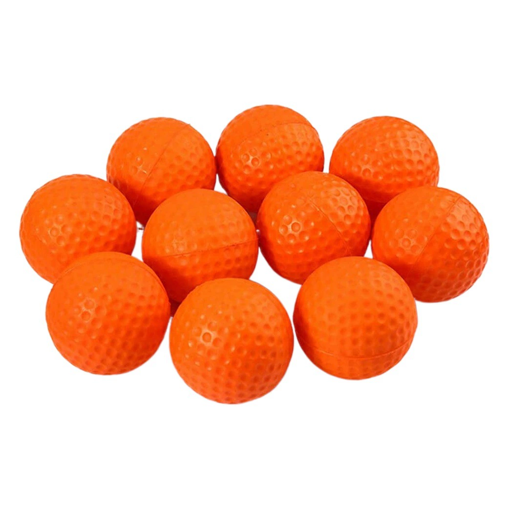 42 мм оранжевый Гольф крытый и открытый мяч для практики PU пены твердая Губка Мягкий мяч игрушка мяч