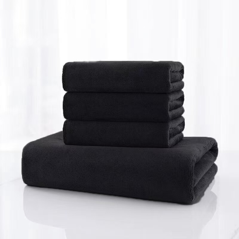 Black Towel Temu Hot-Selling Thickeneded Absorbent Towel Bath Towel Dressing Table Cloth Beauty Manicure Pad Cloth Can Be Logo Black Towel Temu Hot-Selling Thickeneded Absorbent Towel Bath Towel Dressing Table Cloth Beauty Manicure Pad Cloth Can Be Logo