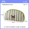 Underwear bag-green stripes