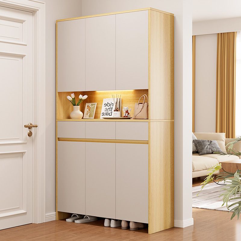 New Shoe Cabinet for Home Entrance, Wall-Mounted Entryway Cabinet, Dustproof, Large Capacity Shoe Rack, Simple Shoe Storage Cabinet