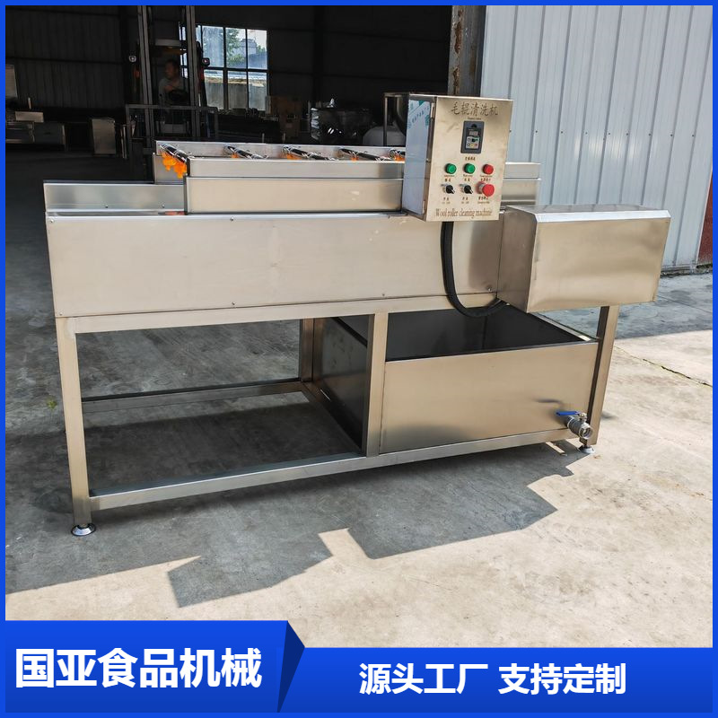 高压喷淋去泥毛辊清洗机 土豆地瓜去泥清洗机 生姜高压毛辊清洗机