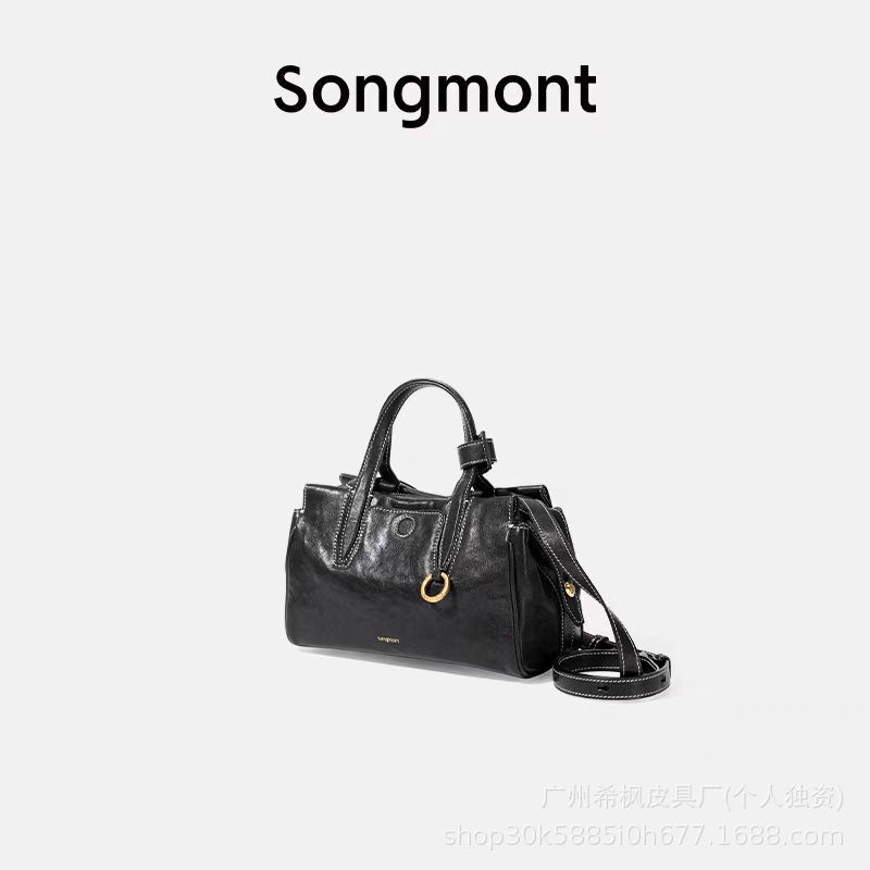 Songmont ブリーフケース 山下裕松トレースシリーズ トラベルバッグ 牛革 通勤 クロスボディ ハンドバッグ|undefined