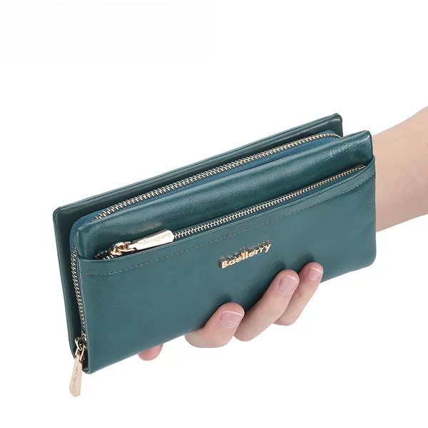 Women's Wallet Long Baellerry Cross-border Korean-style Multi-card Hand Bag Fashion Mobile Phone Bag Wallet