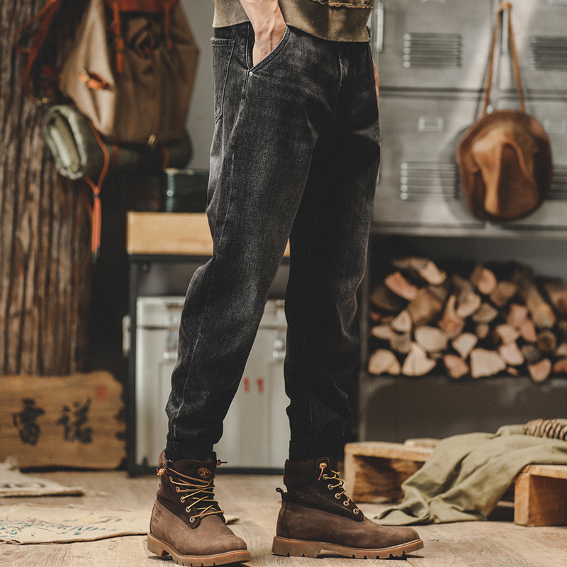 American Classic Retro Black Jeans for Men, Loose Straight-Leg, 2026 New Casual Versatile Pants for Men, Autumn American Classic Retro Black Jeans for Men, Loose Straight-Leg, 2026 New Casual Versatile Pants for Men, Autumn