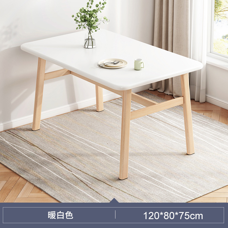 Apartamento pequeño mesa de comedor sala de alquiler mesa de comedor casa moderna mesa de comedor simple restaurante rectangular mesa de comedor y silla combinación