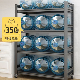 High Carbon Steel Removable Kitchen Storage Rack Floor-Standing Multi-Layer Household Microwave Oven Storage Rack with Fence