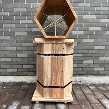 木桶桶诱蜂桶木桶蜂箱养蜂土蜂实中蜂蜂桶六边形土养圆桶养蜂工具