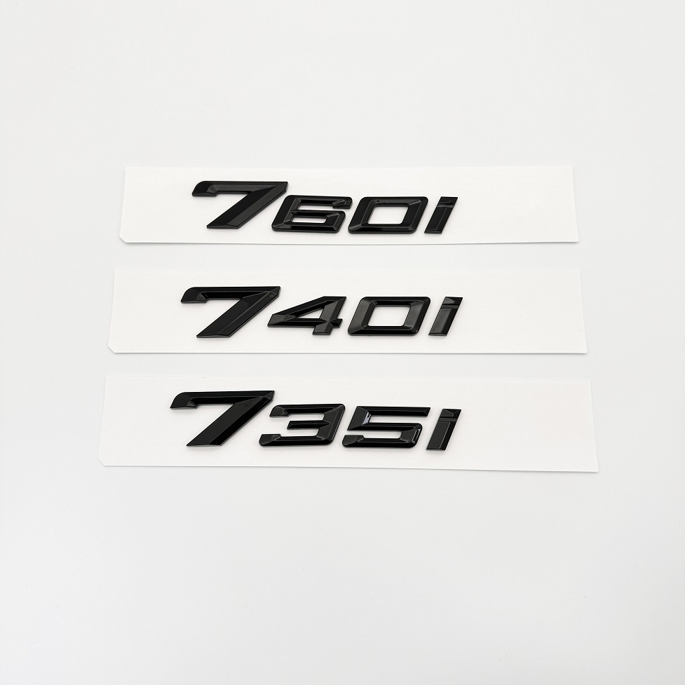 Applicable to BMW 23 7-series rear letter label 735i740i modified digital displacement label 740Li car label