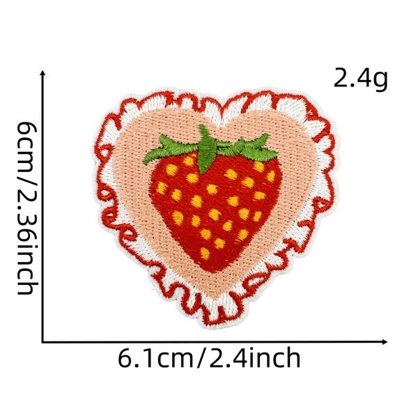 Cake cherry cloth sticker 8#