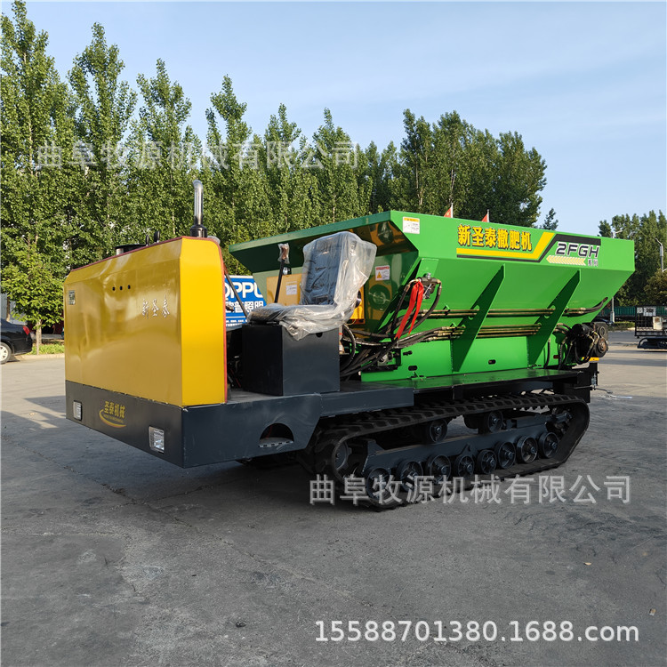 自走式撒肥机 牛羊猪粪农家粪撒粪机 农田有机肥撒肥车