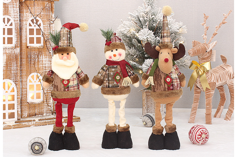 300g Weight Ornaments Event & Party Supplies Christmas Fashion Snowman Elk Cloth Nonwoven Party Ornaments
