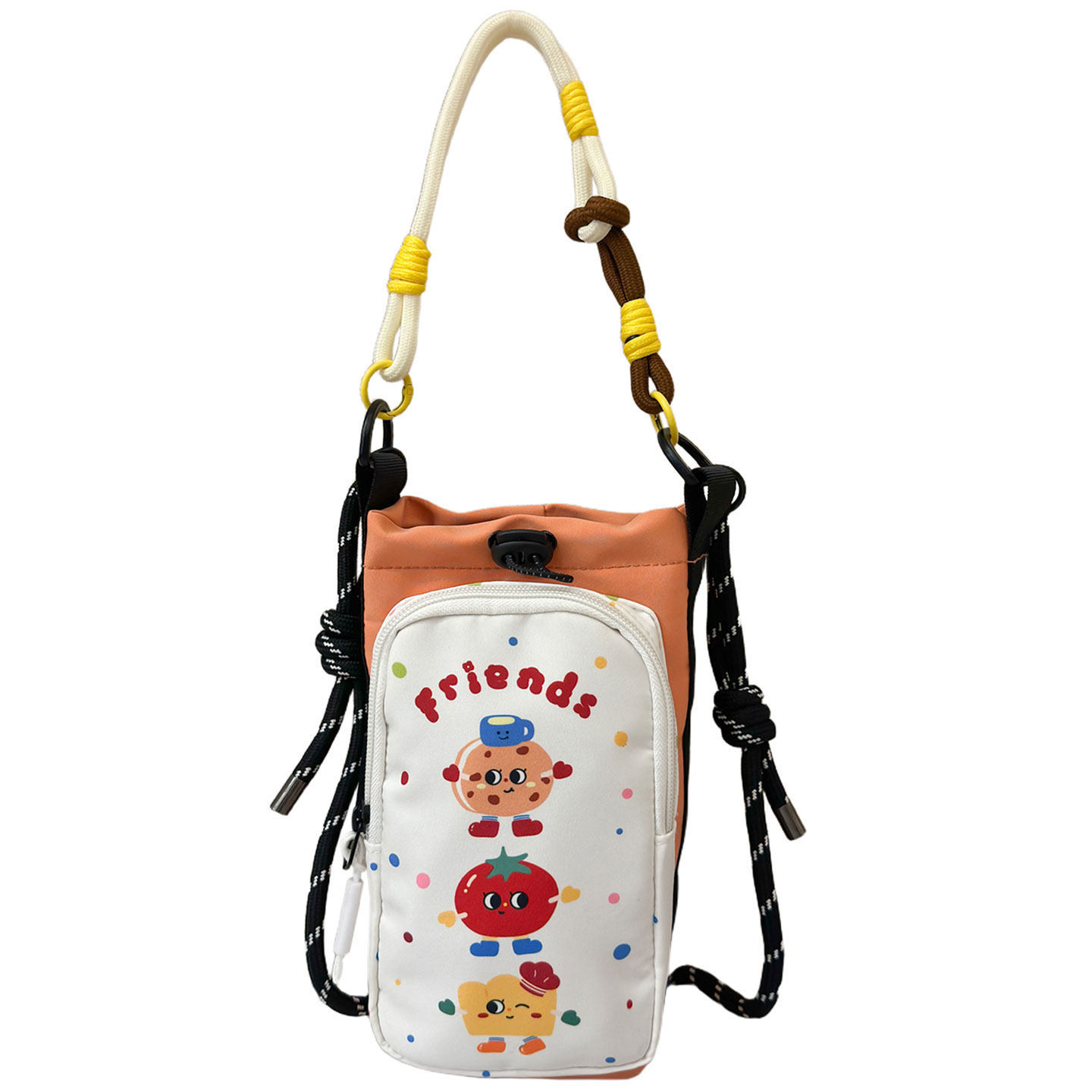 Botella de agua Teléfono móvil Xiaodance Cool nuevo bolso de cinturón bolso de dibujos animados bolso de cinturón portátil de viento ligero bolso de mujer 2026 paquete multifuncional