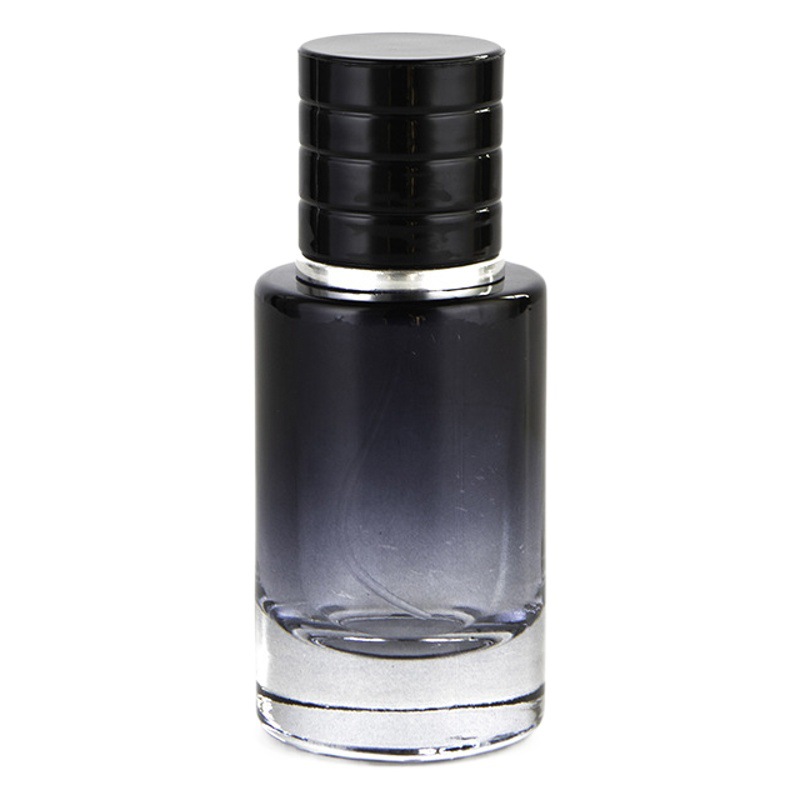 En stock B028-30ml50ml de color degradado tornillo boca botella de perfume de vidrio/sub-Botella/botella de spray/prensa botella vacía