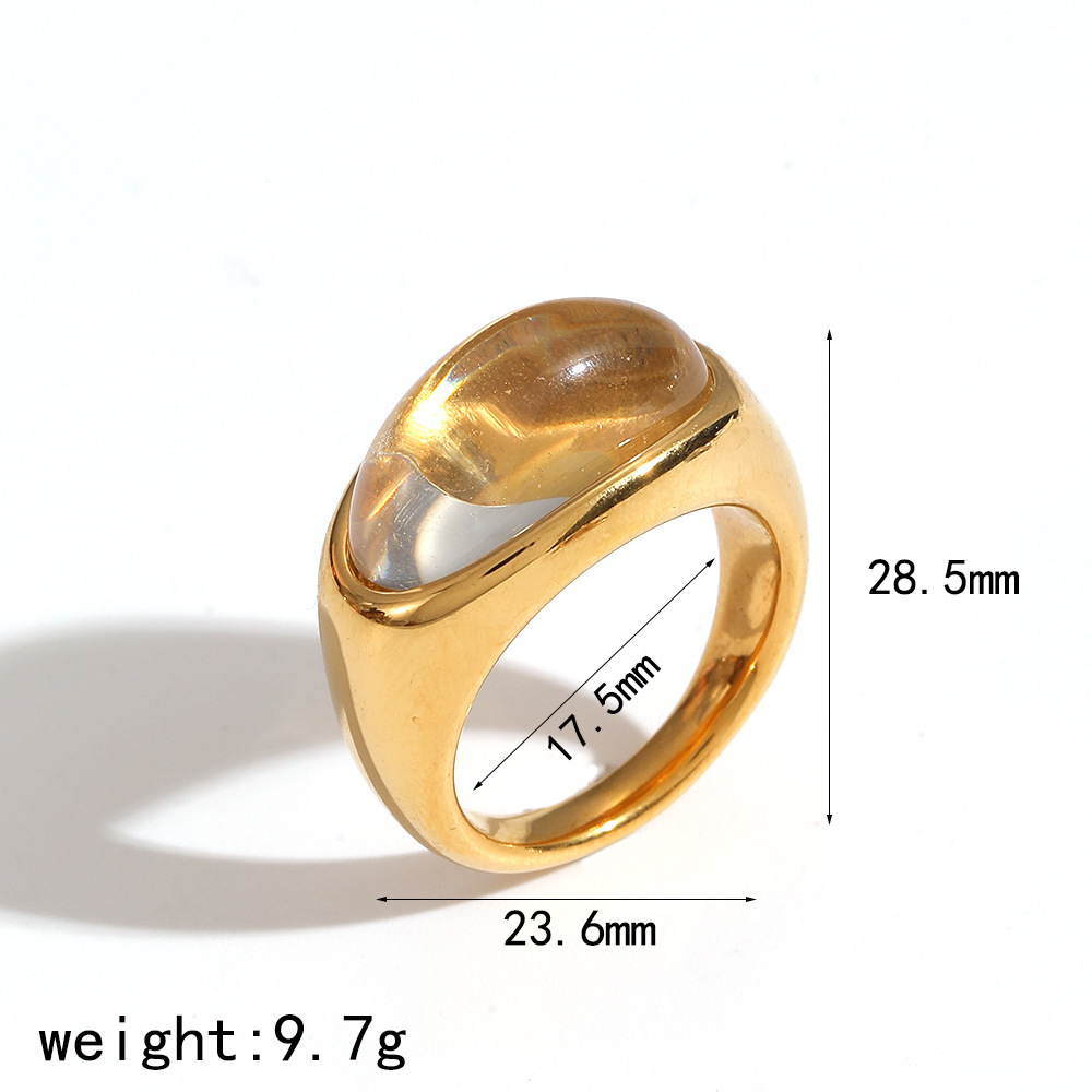 Stackable Minimalist Ring Set With Cubic Zirconia For Women_voghion.com