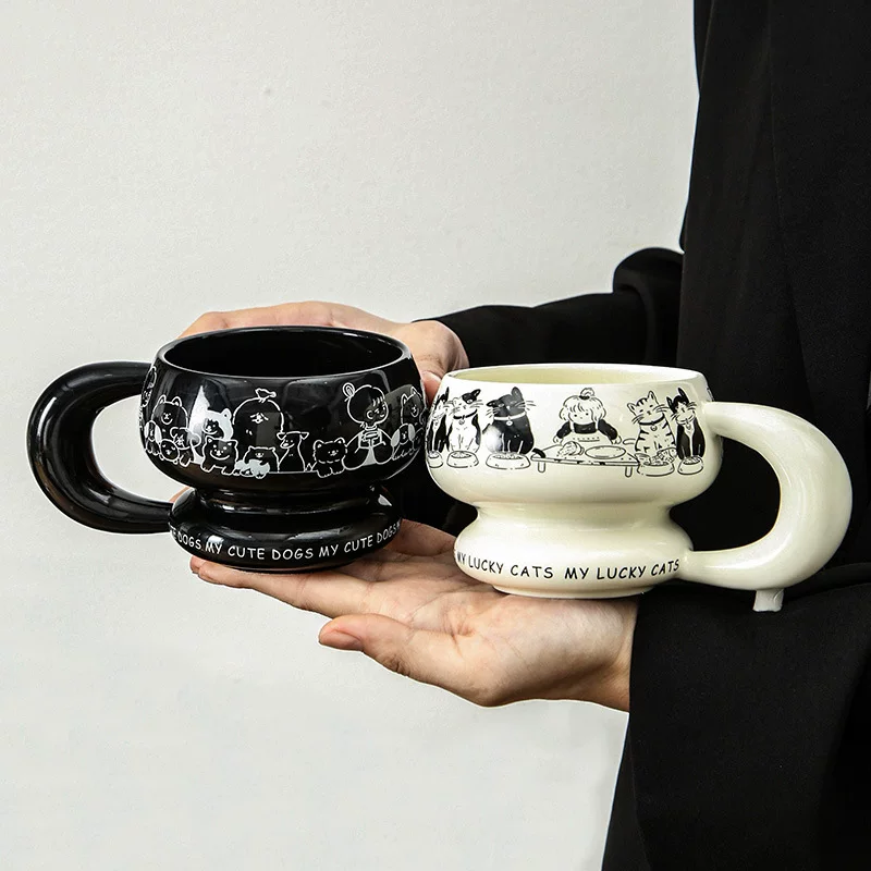 Ceramic creative coffee tea cup, factory direct supply, for beloved