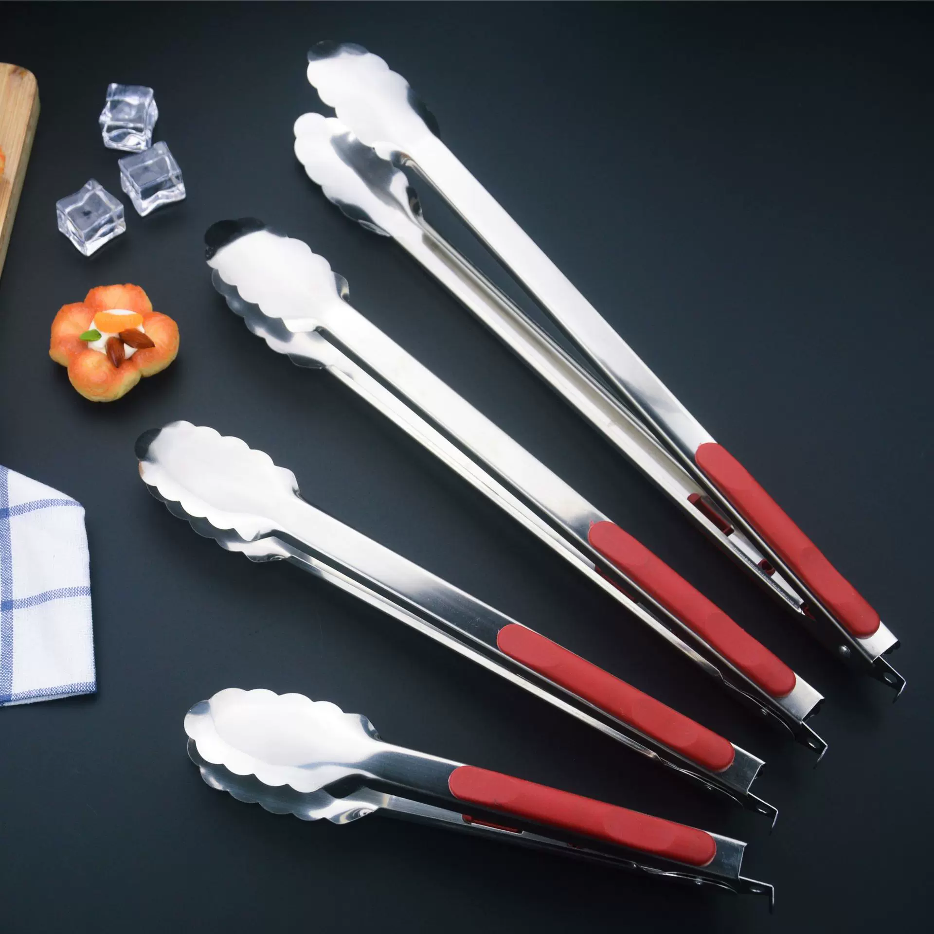 食物夹不锈钢创意烧烤夹防烫食品夹自助餐菜夹子牛排夹烤肉夹厂家