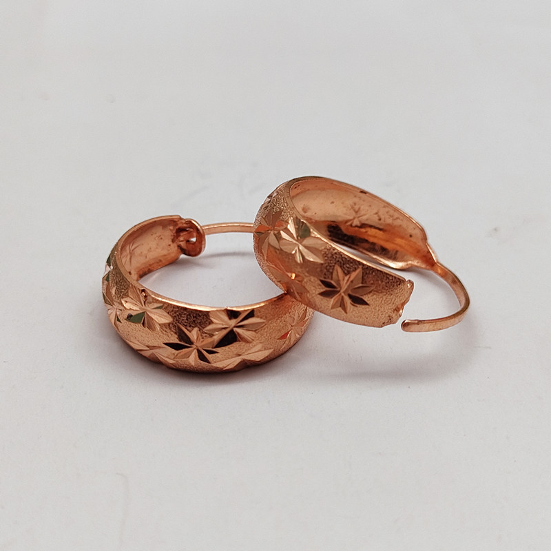 Vintage Copper Earrings, Pure Red Copper Jewelry, Earrings for the Elderly, Direct Sales from the Manufacturer, In-Stock Ethnic Style Pure Copper Accessories Vintage Copper Earrings, Pure Red Copper Jewelry, Earrings for the Elderly, Direct Sales from the Manufacturer, In-Stock Ethnic Style Pure Copper Accessories