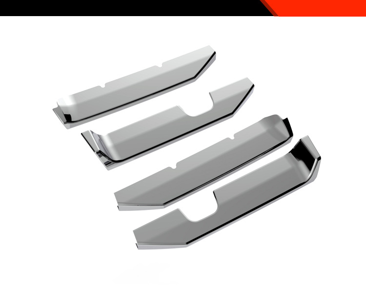 Suitable for Nissan 25 Patrol Armada Y63 Modified Front Bumper Lower Grille Electroplated Decorative Bright Strip