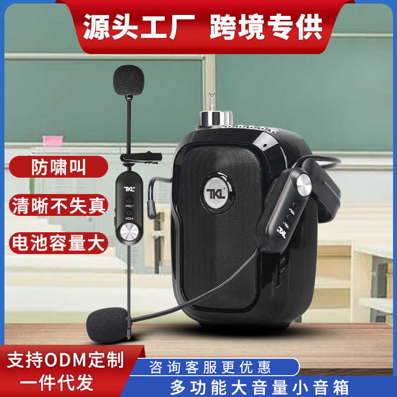 教師用ワイヤレスマイク、小型ミツバチマイク、双頭ラベリア教室用多機能拡声器|undefined