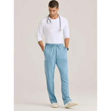 J 30931 Plus size elastic medical work pants �����ɽ�ҽ����