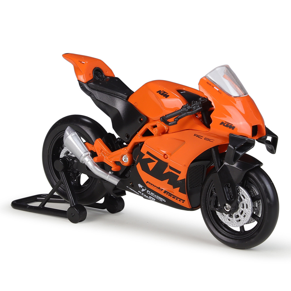 Willie WELLY1: 18KTM RC 8C Road Race Locomotoras de simulación de aleación de motocicletas modelo de juguete terminado
