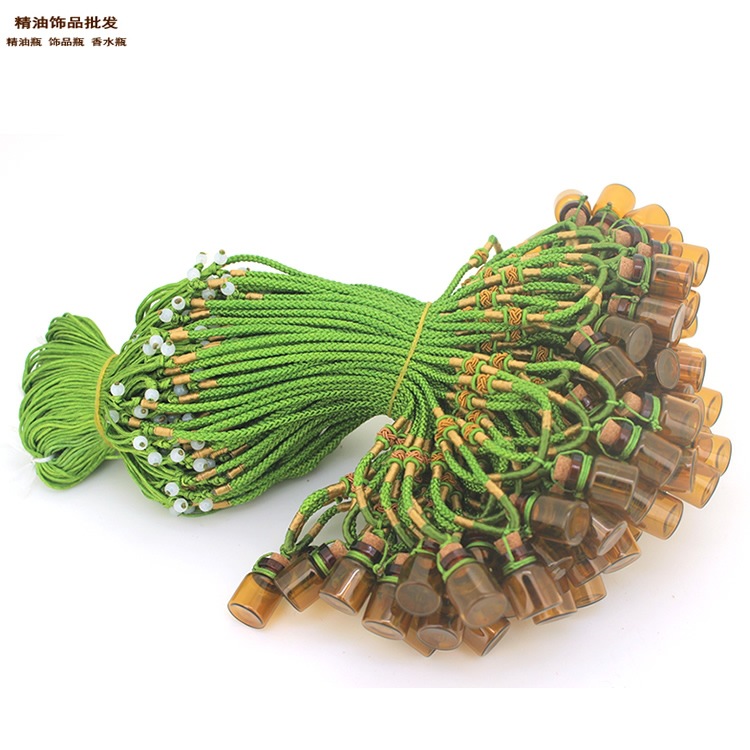精油饰品网2ml茶色瓶浅绿色双扣绳直绑项链1.jpg
