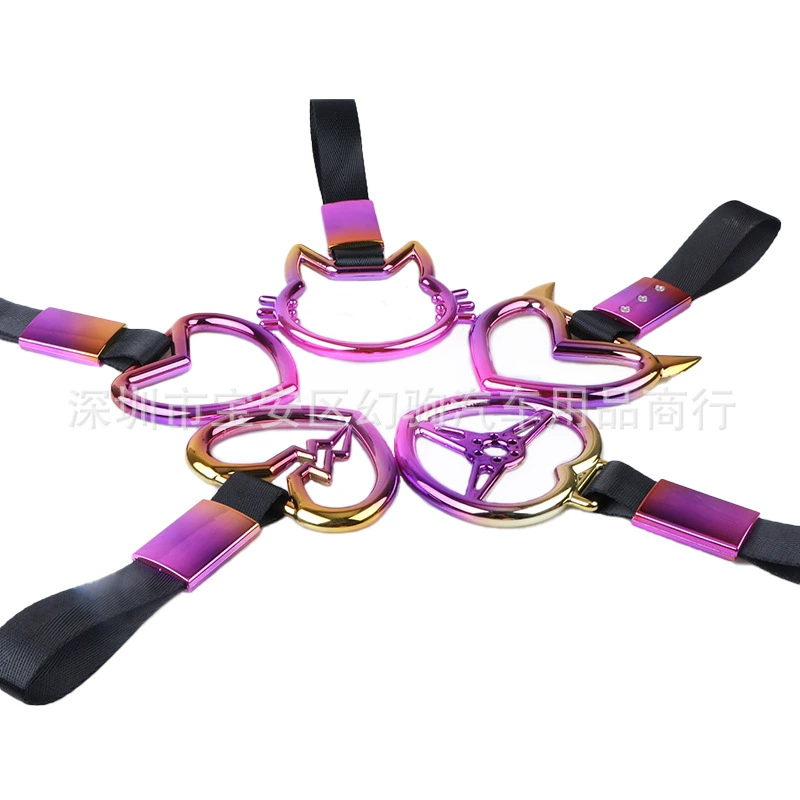 Автомобильный браслет JDM, многофункциональное предупреждающее кольцо безопасности, цветной браслет, предупреждающее кольцо заднего бампера автомобиля