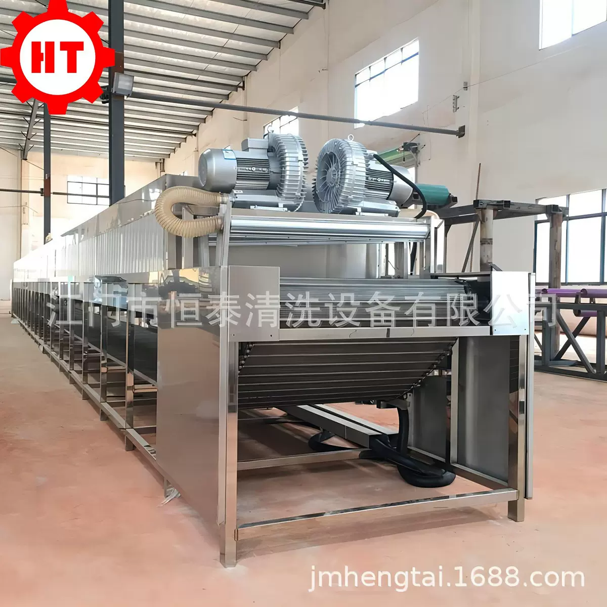 隧道式热风烘干炉 水果果蔬带式干燥设备 脱水干燥机器