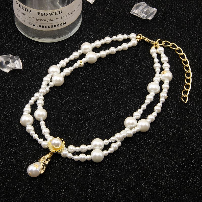 1 Piece Retro Water Droplets Pearl Womenu0027S Choker