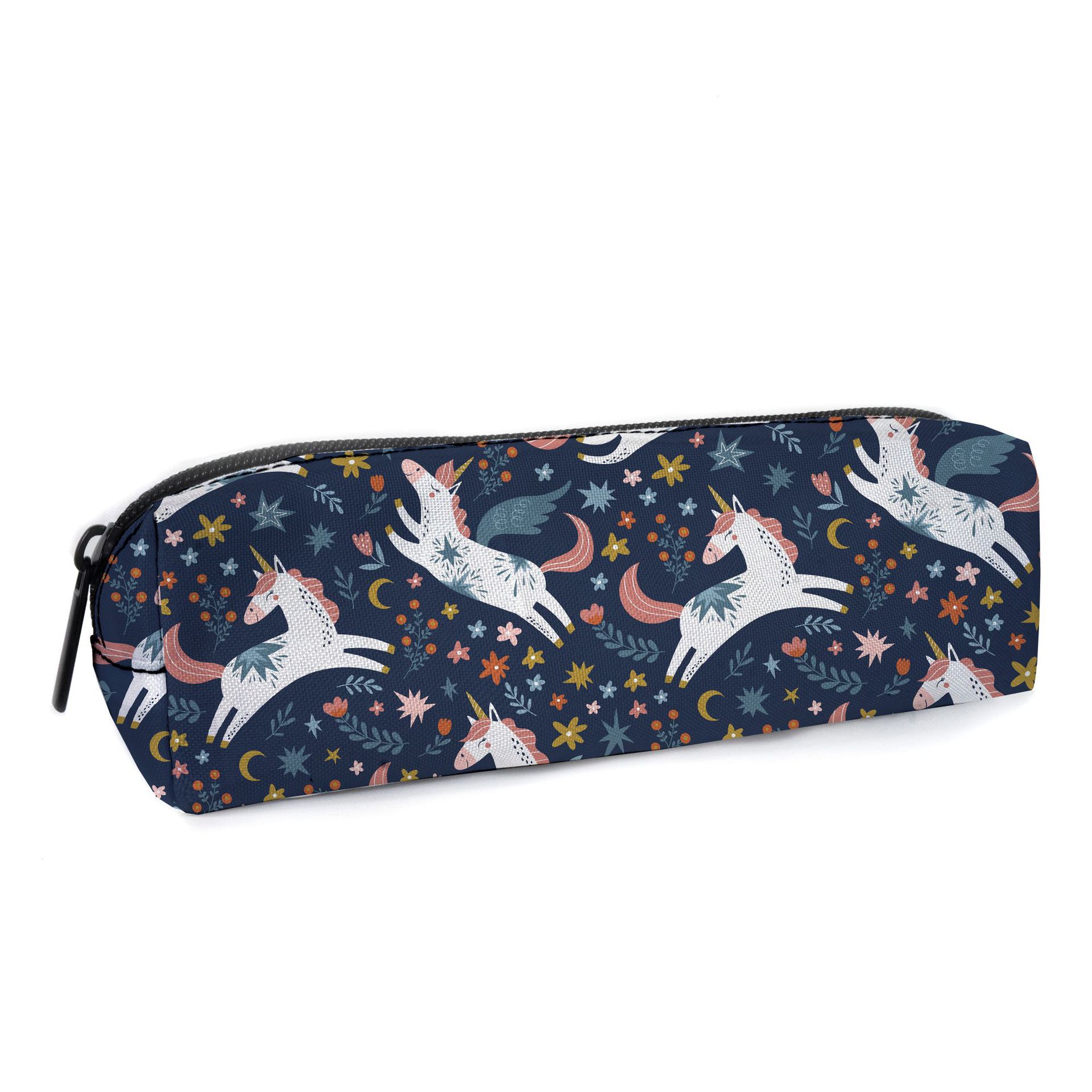 Estuche de Lápices de Poliéster Bidimensional con Dibujos Animados, Accesorio de Anime, Estuche de Almacenamiento Unisex para Niños, Bolsa de Papelería de Poliéster Resistente al Desgaste