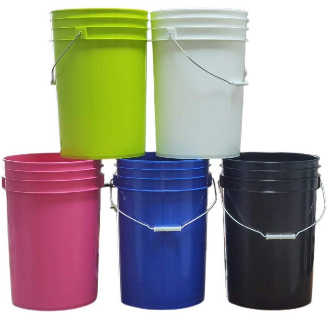 25L美式塑料桶棒球桶周转桶可带垫户外收纳桶