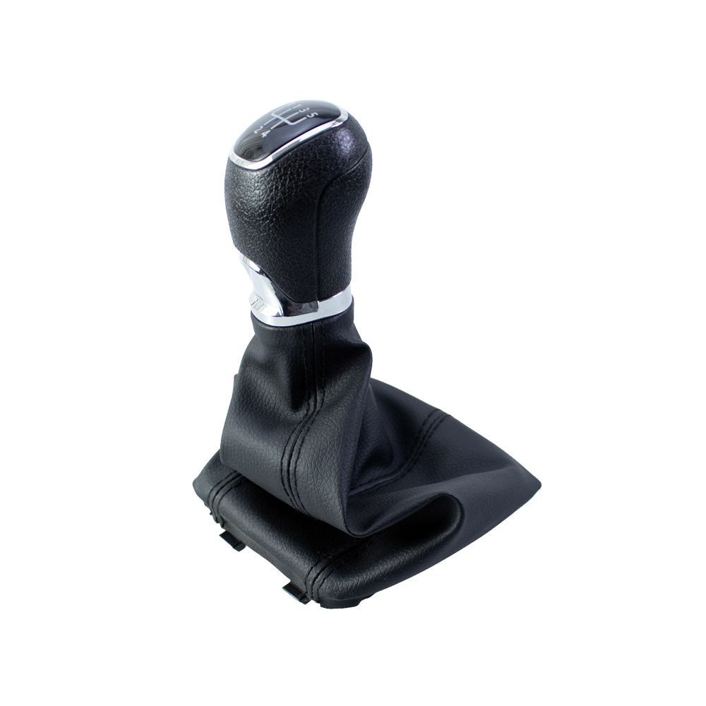 Suitable for Skoda Octavia A7 MK3, this is a complete set of accessories including a gear shift knob, 5/6-speed gear selector, and dust cover