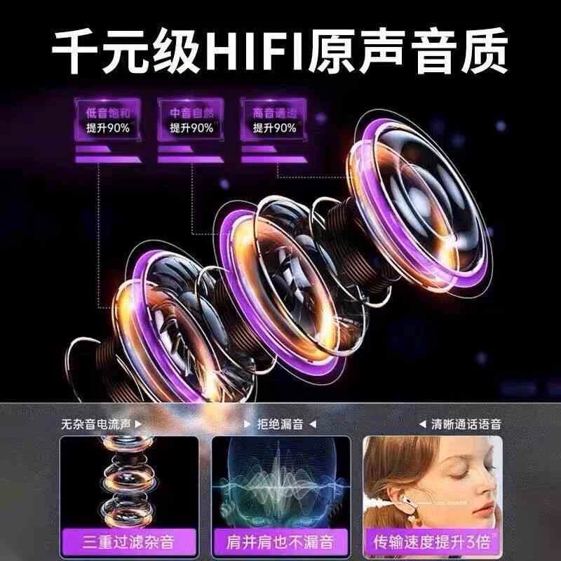 2025 新しい Huaqiangbei ワイヤレス Bluetooth イヤホン pro4 ノイズリダクション高品質クロスボーダー Apple Android Huawei に適しています|undefined