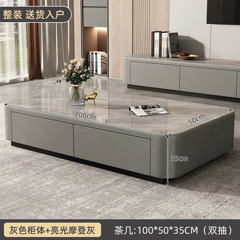 모던한 그레이 스톤판 + 그레이 캐비닛 [집까지 배송, 설치 불필요]