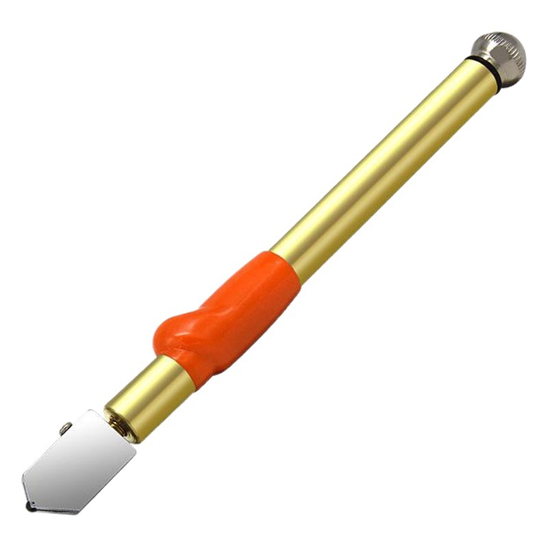 Suministro de fábrica cuchillo de cerámica cuchillo de vidrio cuchillo de doble propósito manga de goma mango de aluminio cuchillo de vidrio de corte herramienta de aleación cabeza de corte
